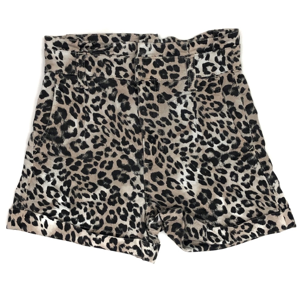 Express Leopard Print Shorts Size 0